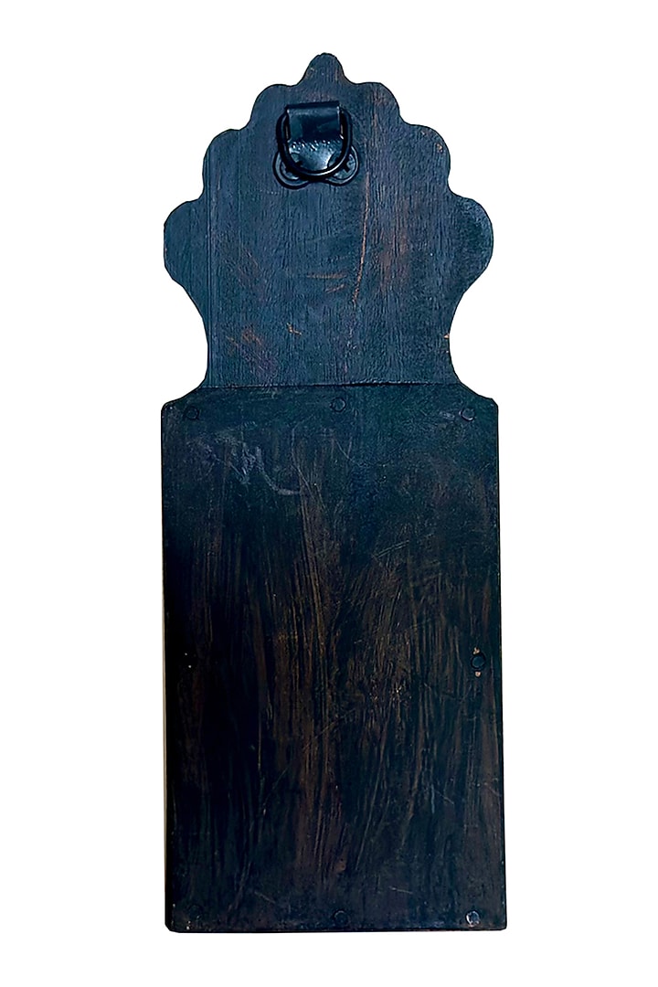Black Recycle Wood Mirror by Artisans Rose at Pernia's Pop Up Shop