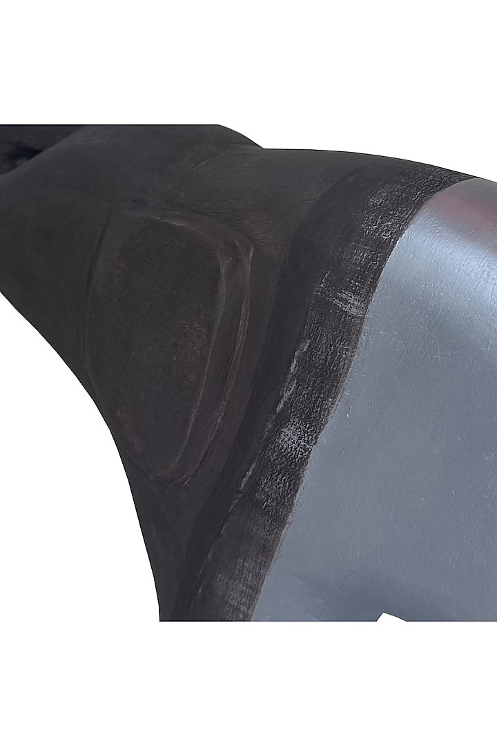 Grey Wood Elephant Sculpture by Artisans Rose at Pernia's Pop Up Shop
