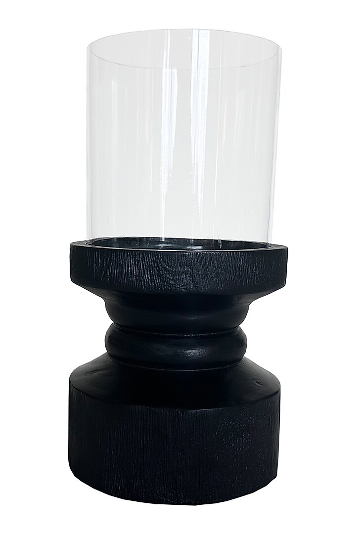Black Wood & Glass Lathe by Artisans Rose at Pernia's Pop Up Shop