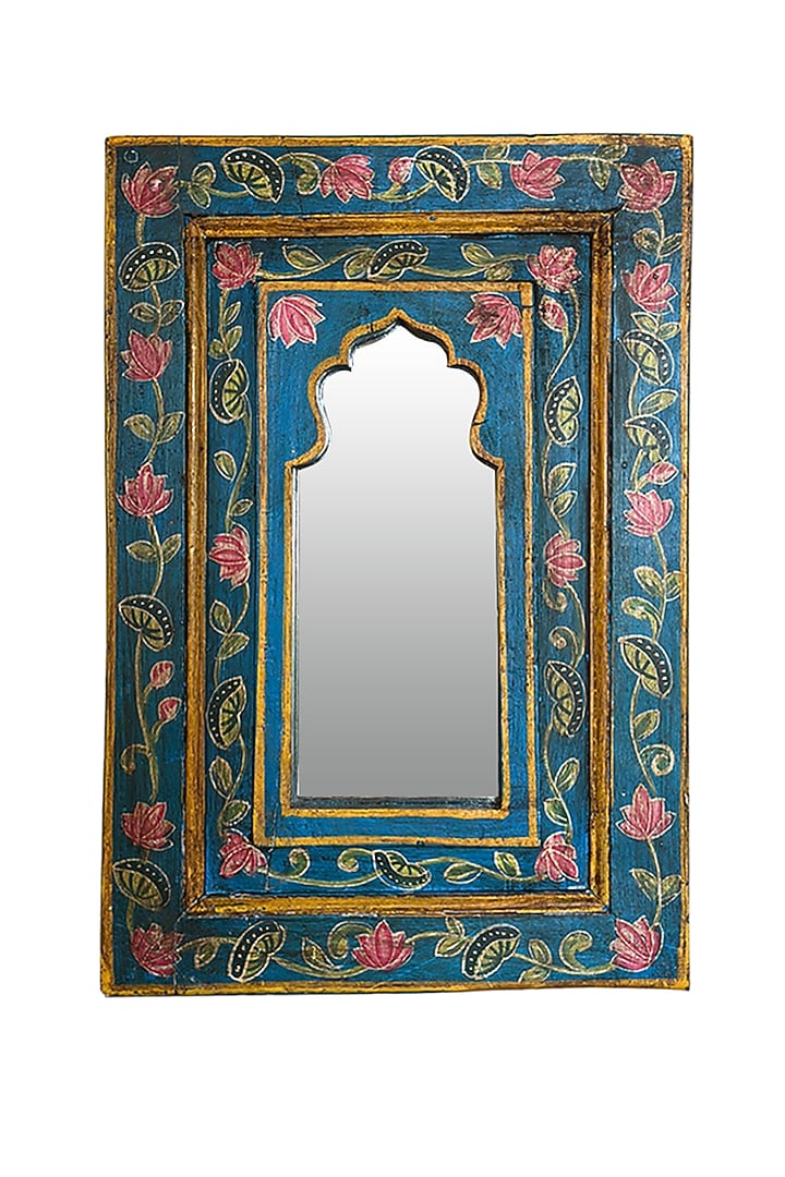 Multi-Colored Recycled Wood Mirror by Artisans Rose at Pernia's Pop Up Shop