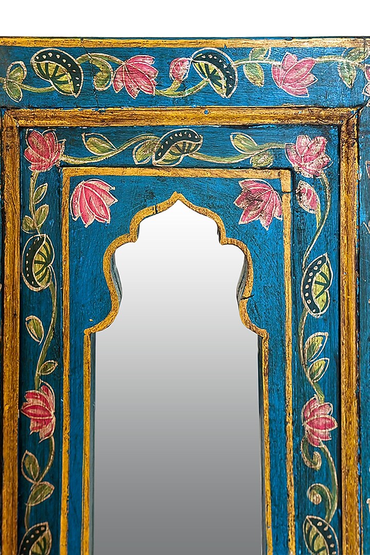 Multi-Colored Recycled Wood Mirror by Artisans Rose at Pernia's Pop Up Shop