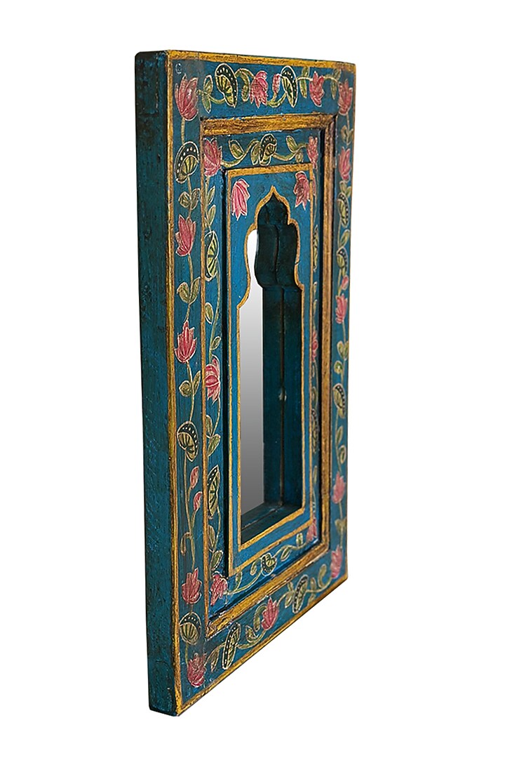 Multi-Colored Recycled Wood Mirror by Artisans Rose at Pernia's Pop Up Shop