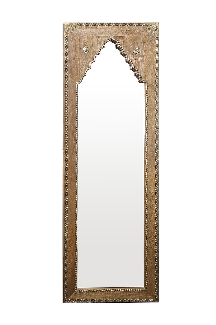 Natural Mango Wood Mirror by Artisans Rose at Pernia's Pop Up Shop