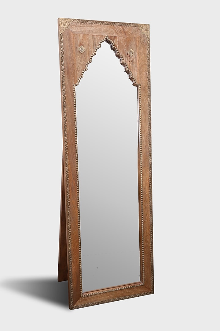 Natural Mango Wood Mirror by Artisans Rose at Pernia's Pop Up Shop