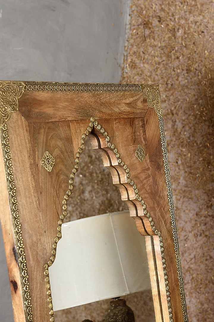 Natural Mango Wood Mirror by Artisans Rose at Pernia's Pop Up Shop
