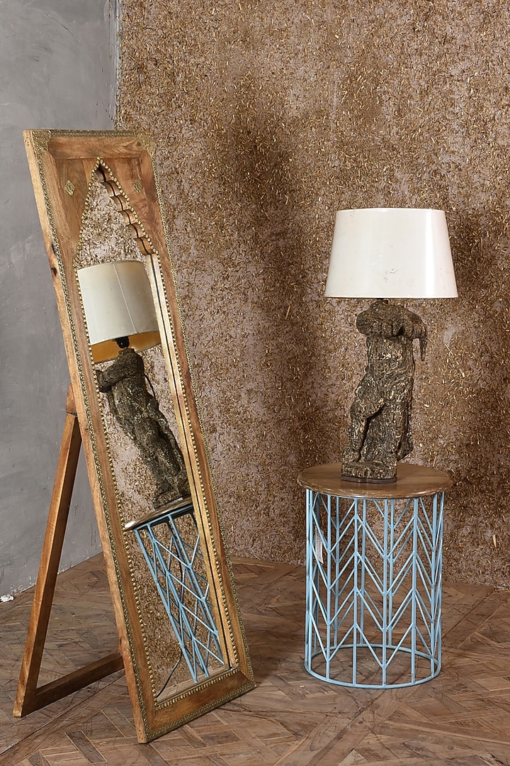 Natural Mango Wood Mirror by Artisans Rose at Pernia's Pop Up Shop