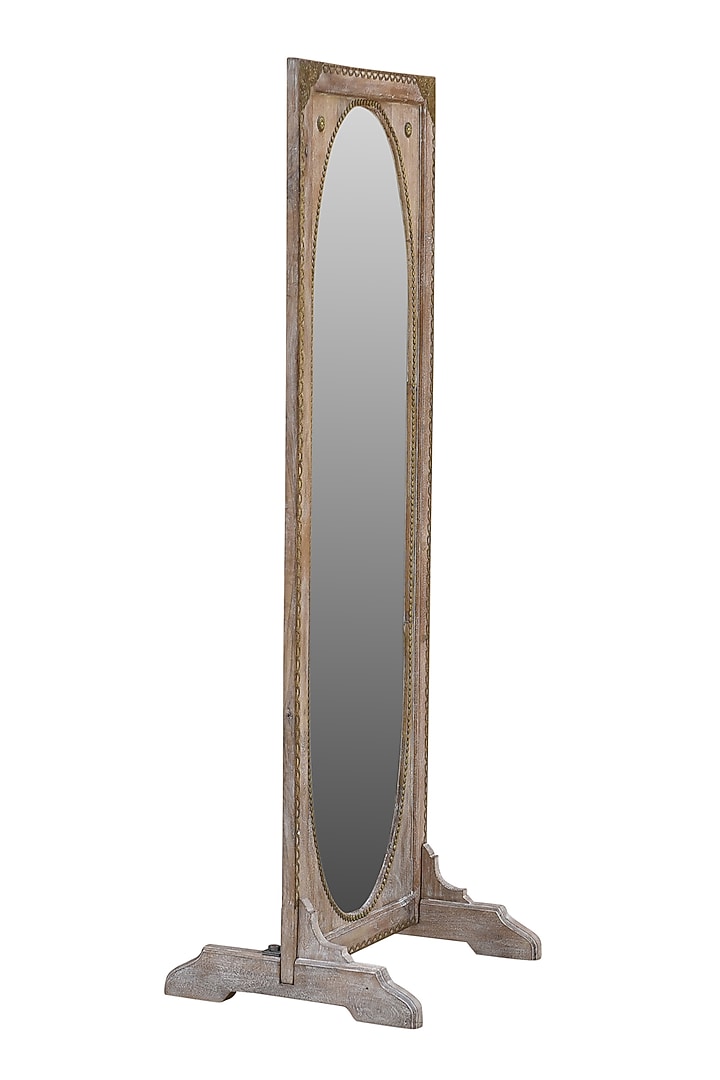 Natural Mango Wood Full Length Mirror by Artisans Rose at Pernia's Pop Up Shop