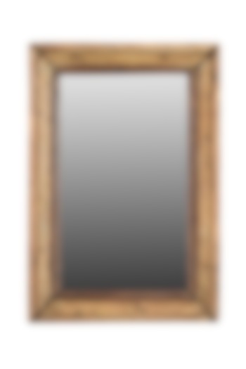 Cream Wood Mirror by Artisans Rose at Pernia's Pop Up Shop