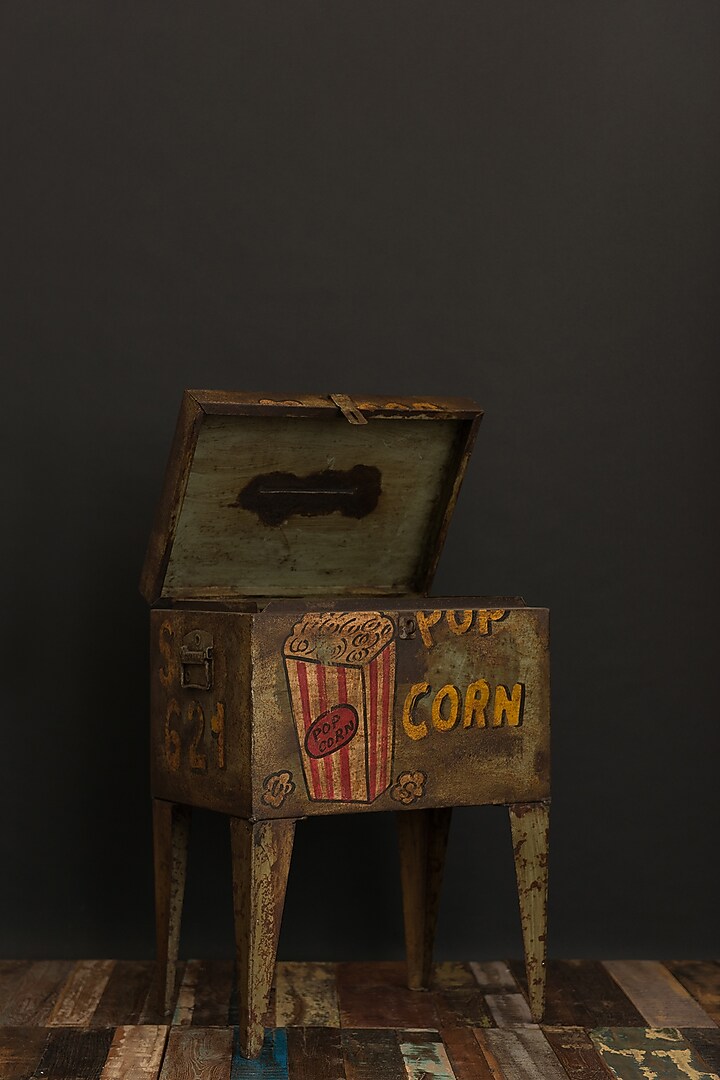 Antique Iron Utility Box by Artisans Rose at Pernia's Pop Up Shop