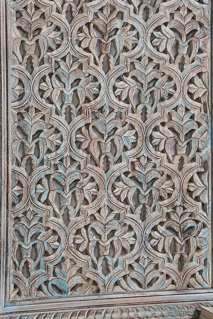Blue Wooden Wall Art by Artisans Rose at Pernia's Pop Up Shop