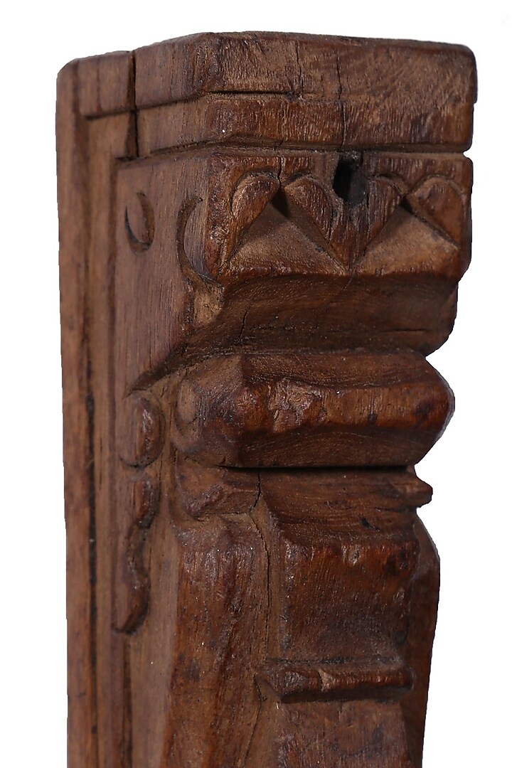 Brown Reclaimed Wood Wall Hook by Artisans Rose at Pernia's Pop Up Shop