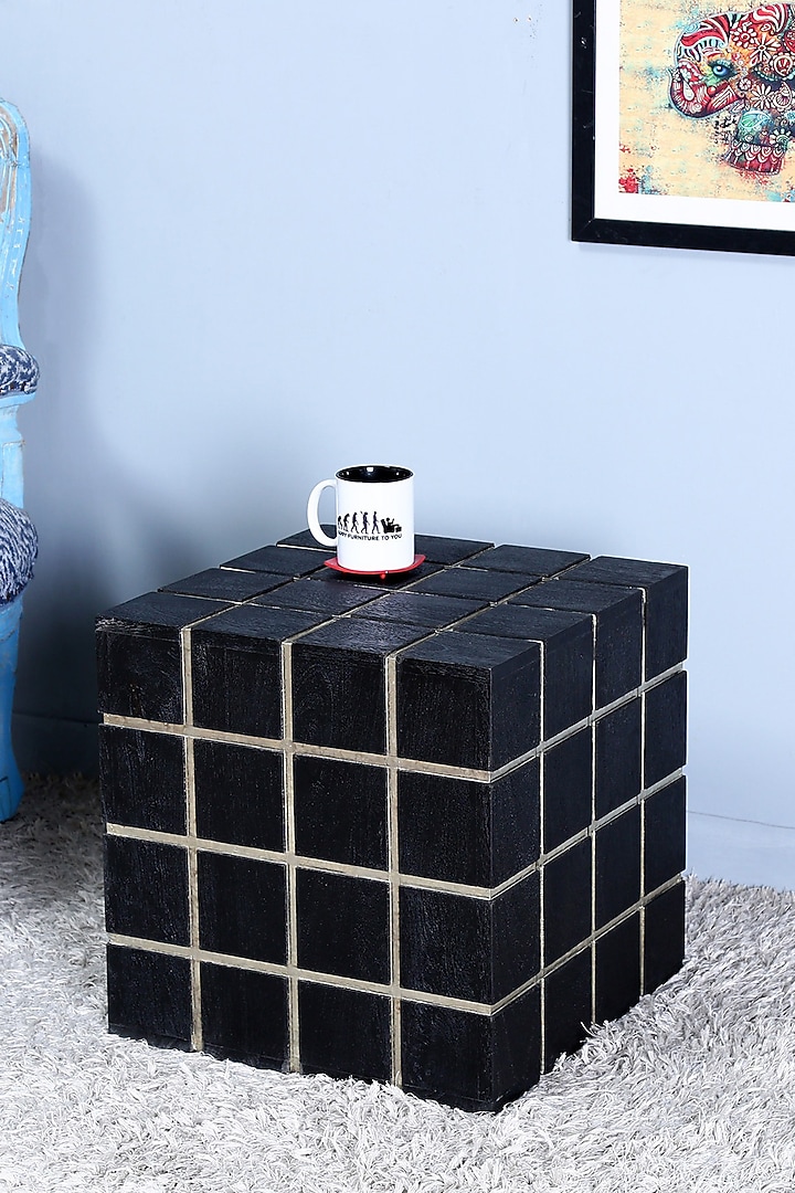 Black Mango Wood Table by Artisans Rose at Pernia's Pop Up Shop