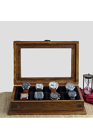 Brown Mango Wood Utility Box by Artisans Rose