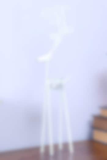 White Iron Candle Stand by Artisans Rose at Pernia's Pop Up Shop