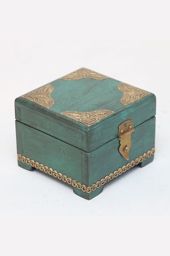 Green Mango Wood & MDF Utility Box by Artisans Rose at Pernia's Pop Up Shop