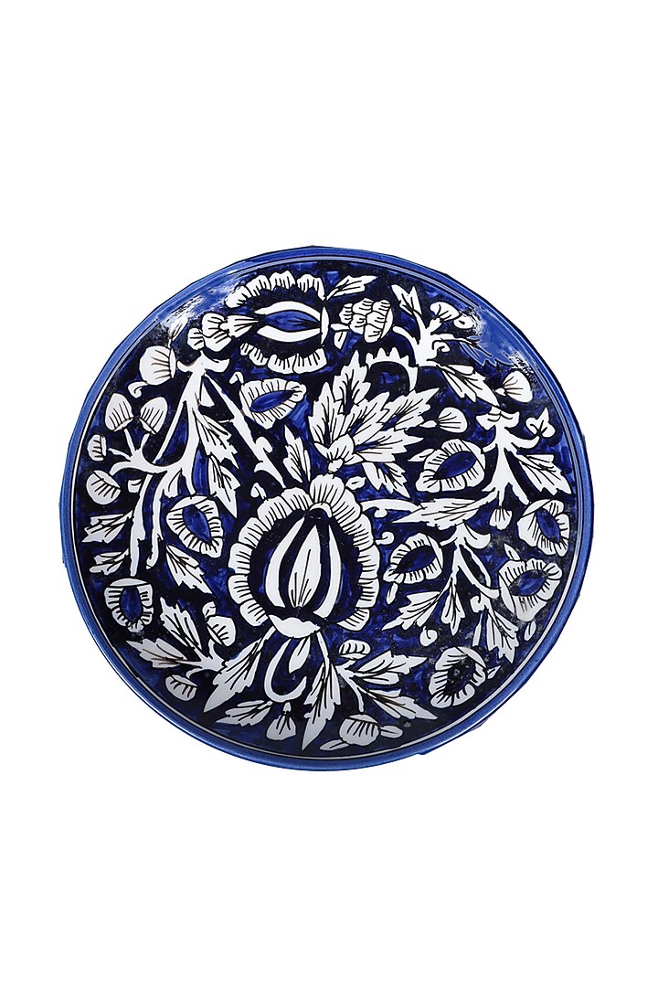 Blue & White Ceramic Wall Decor by Artisans Rose at Pernia's Pop Up Shop