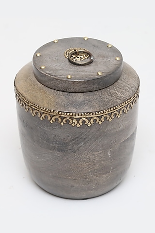 Brown Mango Wood Utility Box by Artisans Rose