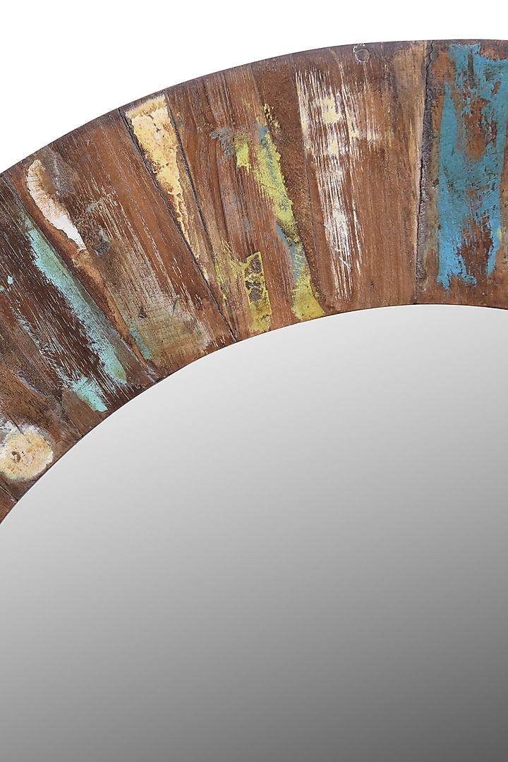 Multi-Colored Glass Wall Mirror by Artisans Rose at Pernia's Pop Up Shop