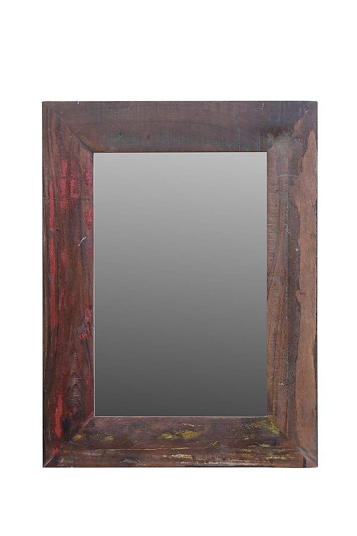 Brown MDF Wall Mirror by Artisans Rose at Pernia's Pop Up Shop