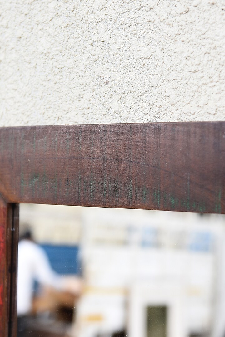 Brown MDF Wall Mirror by Artisans Rose at Pernia's Pop Up Shop