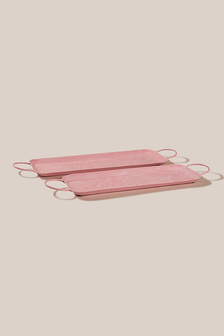 Pink Iron Deep Sea Platter by ARTISAN LAB