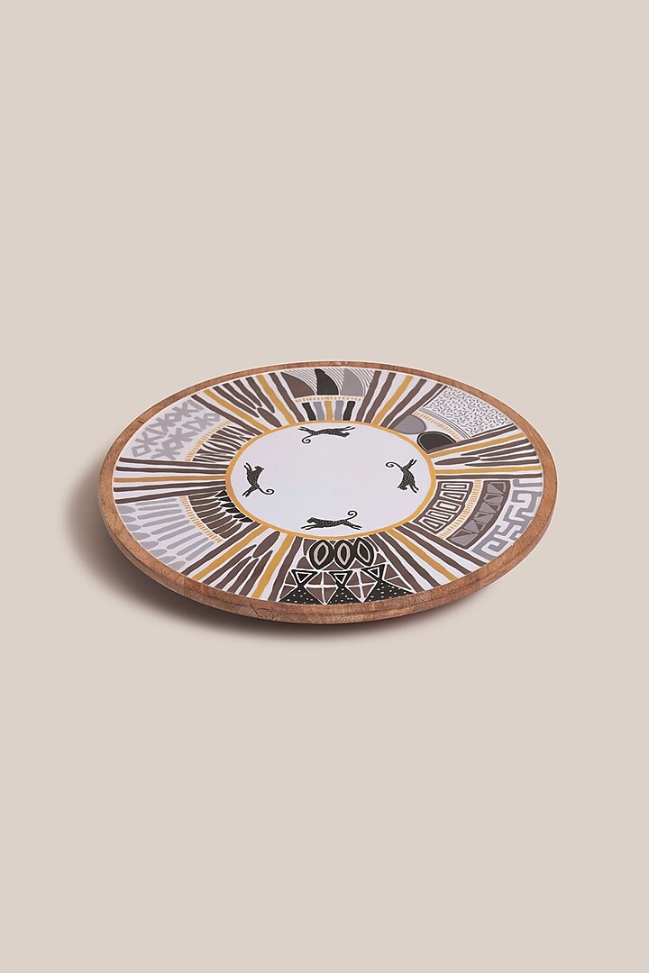 Multi-Colored Mangowood Handmade Platter by ARTISAN LAB at Pernia's Pop Up Shop