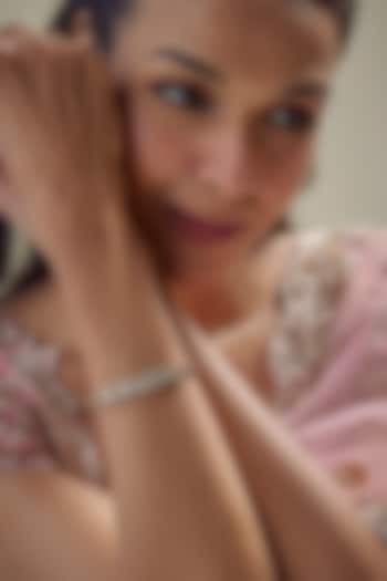 Victorian Finish Kundan Polki & Uncut Zircon Bracelet by Aryah Jewels at Pernia's Pop Up Shop