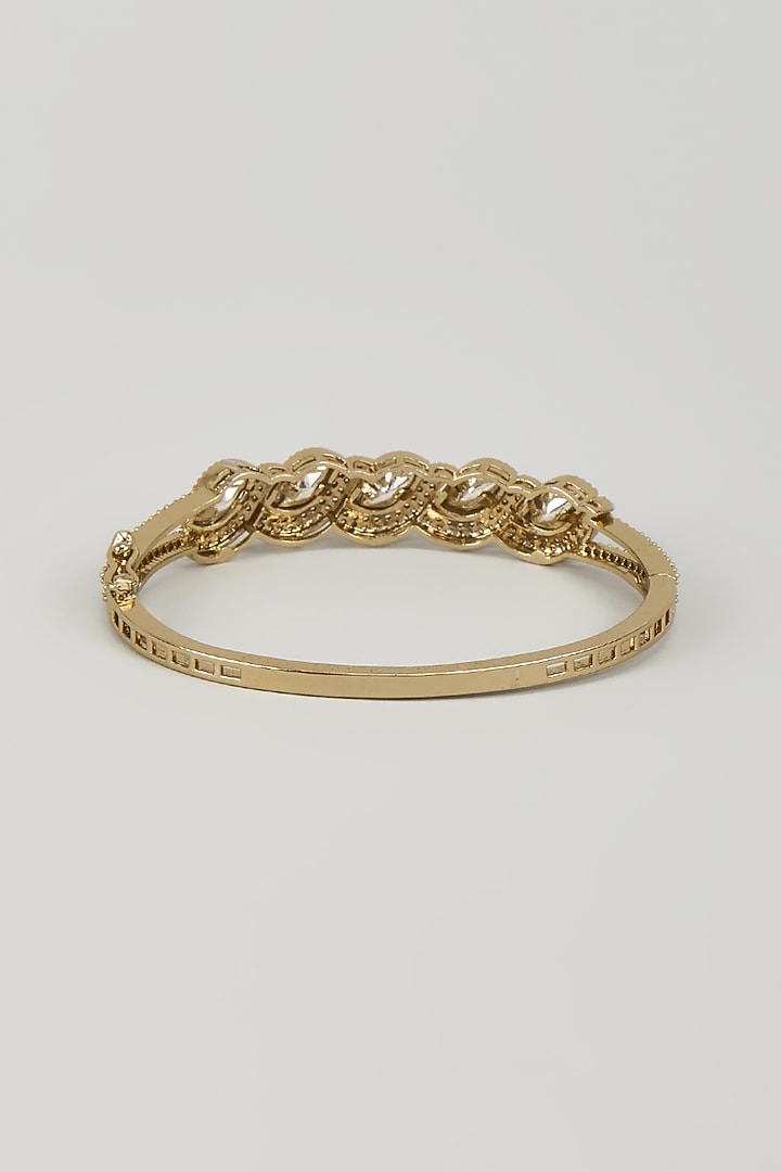 Victorian Finish Kundan Polki & Uncut Zircon Bracelet by Aryah Jewels at Pernia's Pop Up Shop