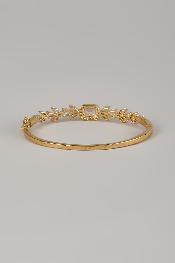Two Tone Finish Swarovski Zircon Tennis Bracelet In Sterling Silver by Aryah Jewels at Pernia's Pop Up Shop