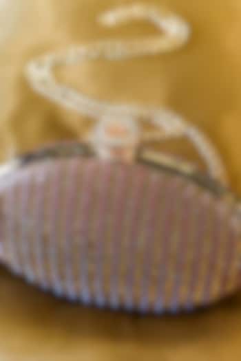 Pink Crystal Embellished Clutch by Alor Bags at Pernia's Pop Up Shop