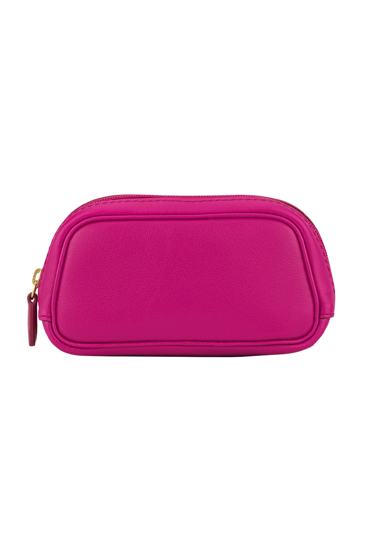 Pink Calf Napa Leather Pouch by Aranyani