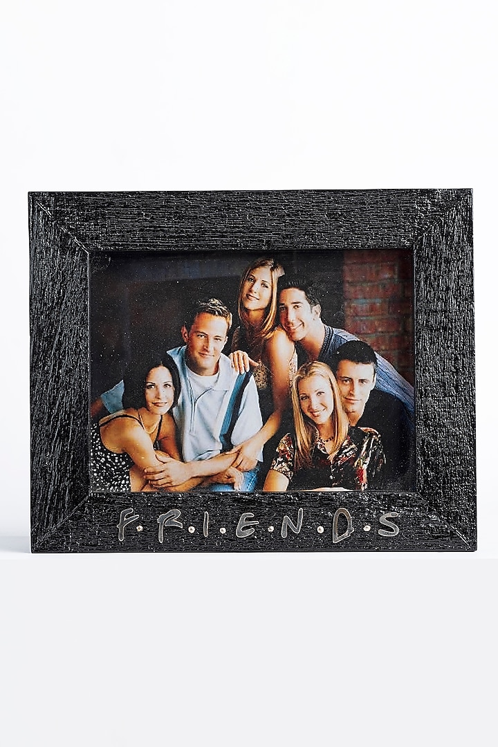 Ash Black 92.5 Silver Friends Photo Frame by Creative Grains Calcutta at Pernia's Pop Up Shop