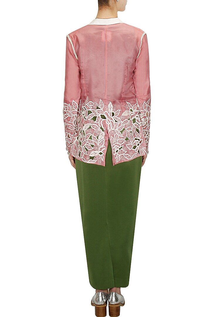 Pink organza jacket available only at Pernia's Pop-Up Shop.
