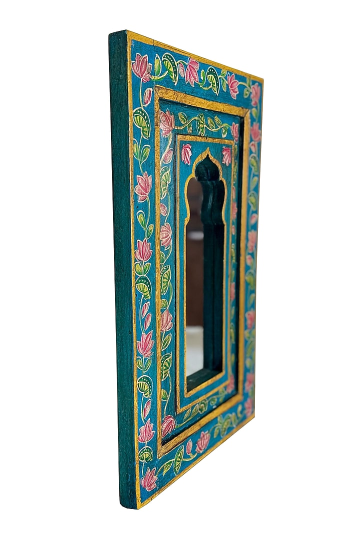 Multi-colored Recycle Wood Mirror by Artisans Rose at Pernia's Pop Up Shop