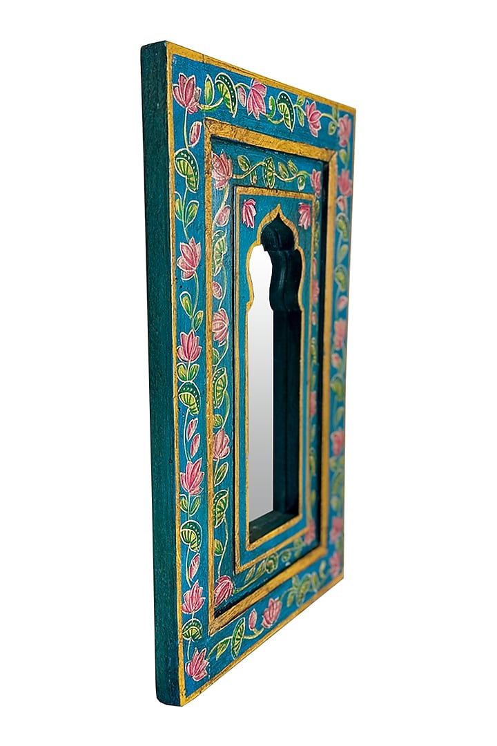 Multi-colored Recycle Wood Mirror by Artisans Rose at Pernia's Pop Up Shop