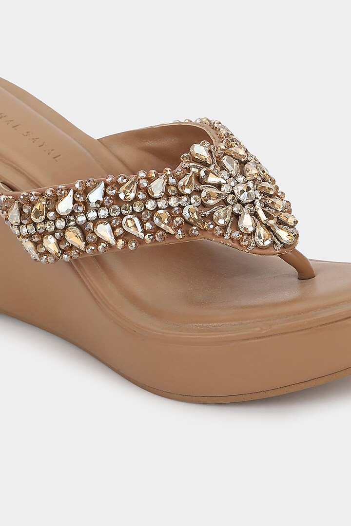 Dusky Handcrafted Wedges by Aanchal Sayal at Pernia's Pop Up Shop