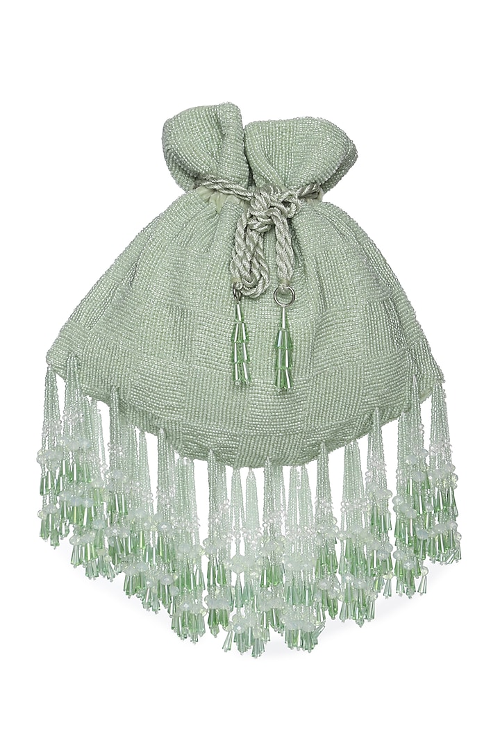 Mint Green Handcrafted Potli main image 0