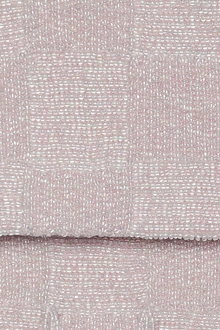Blush Pink Crystal Embroidery Mini Bag by Aanchal Sayal at Pernia's Pop Up Shop