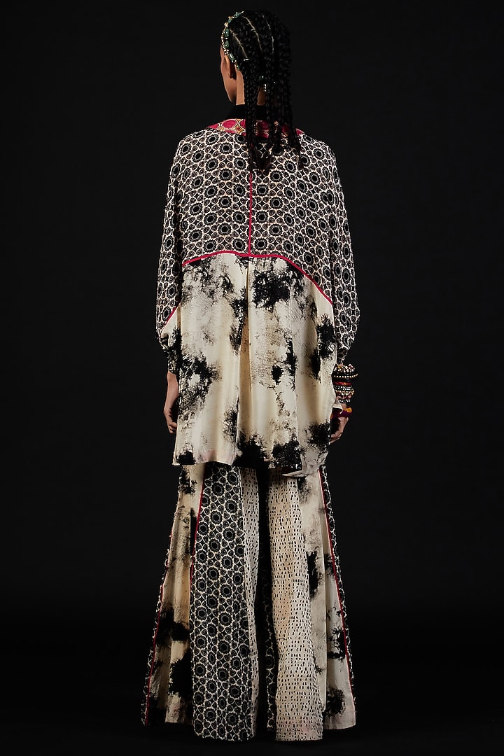 Surmai & Mogra Embroidered Shirt by ASEEM KAPOOR at Pernia's Pop Up Shop