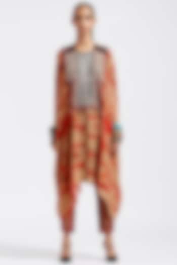 Multi Colored Printed Tunic Set by ASEEM KAPOOR