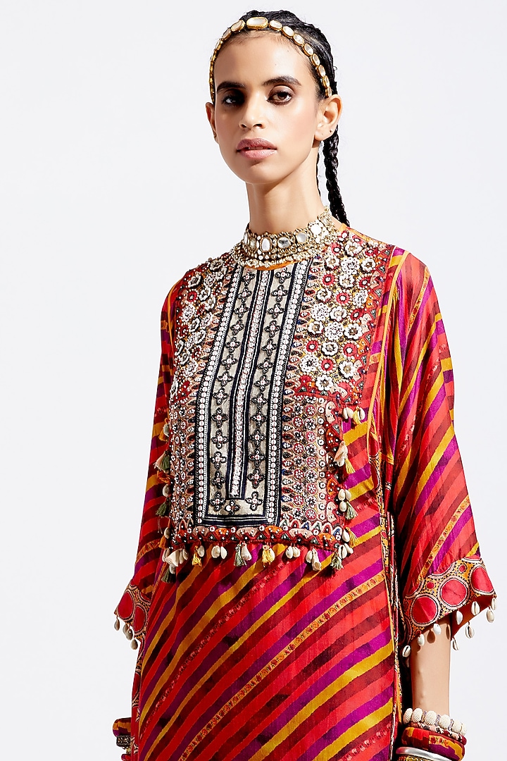 Sindoor Embroidered Choga Kurta Set by ASEEM KAPOOR at Pernia's Pop Up Shop
