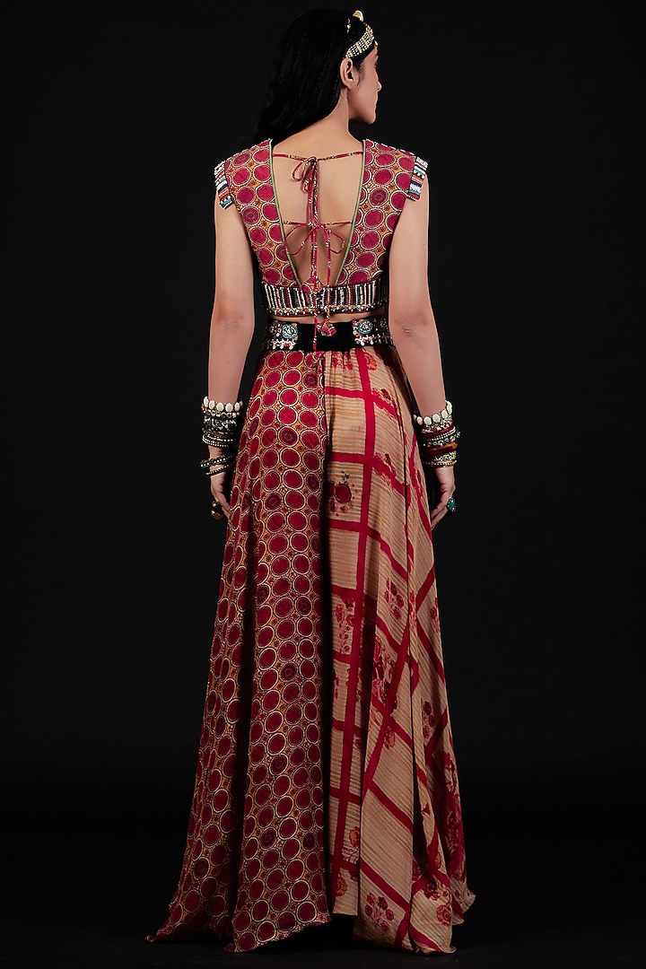 Multi Colored Printed Blouse by ASEEM KAPOOR at Pernia's Pop Up Shop