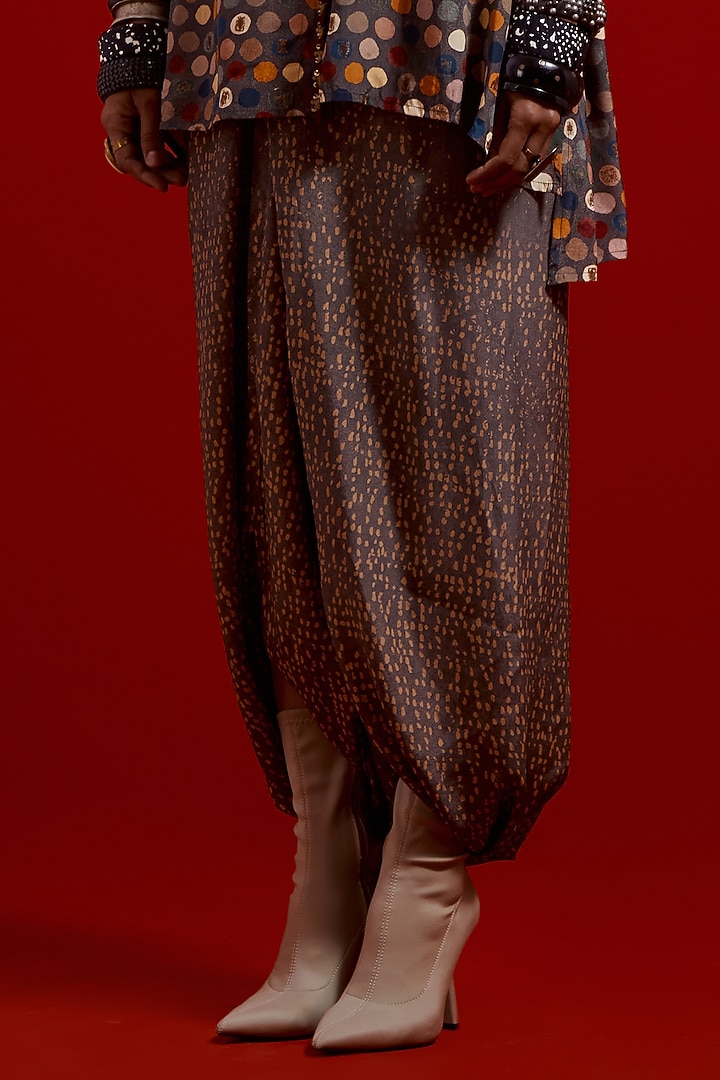 Multi-Colored Italian Crepe Printed Co-Ord Set by ASEEM KAPOOR at Pernia's Pop Up Shop