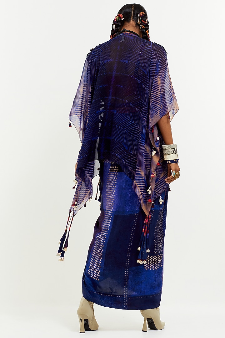 Multi-Colored Cotton Silk Resham Embroidered Blouse by Aseem kapoor at Pernia's Pop Up Shop