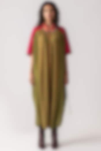 Fern Green Printed Jumpsuit by ASEEM KAPOOR at Pernia's Pop Up Shop