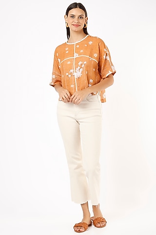 Genda Printed Blouse by ASEEM KAPOOR