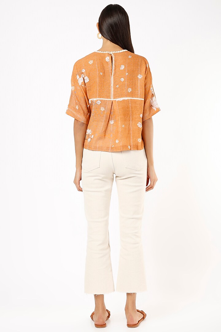 Genda Printed Blouse by ASEEM KAPOOR at Pernia's Pop Up Shop