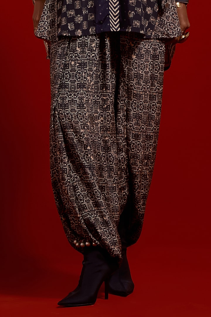 Surmai & Mogra Colored Italian Crepe Printed Co-Ord Set by ASEEM KAPOOR at Pernia's Pop Up Shop