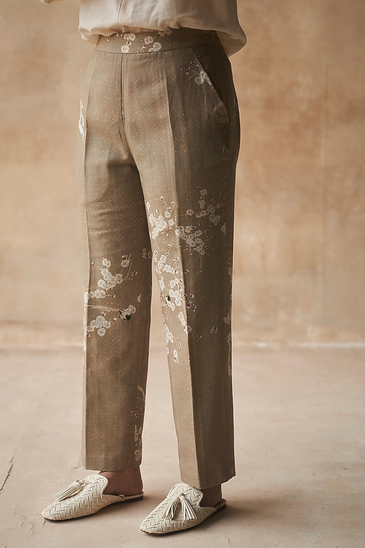 Bhura Colored Textured Kurta Set by ASEEM KAPOOR at Pernia's Pop Up Shop