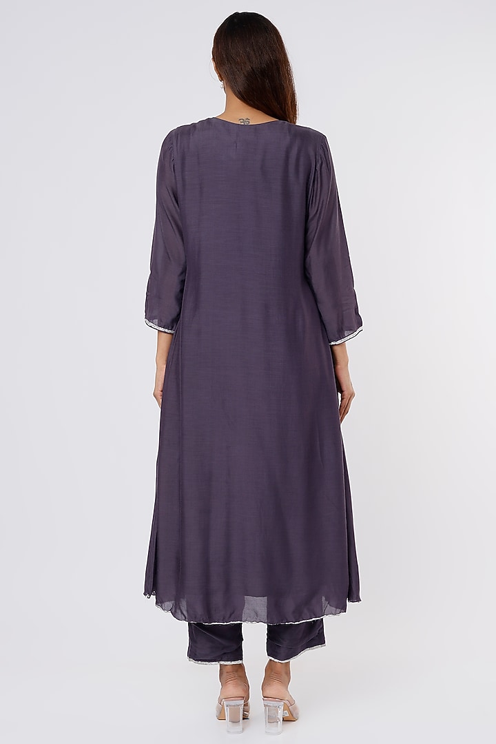 Inkwell Embroidered Kurta Set by ASAGA at Pernia's Pop Up Shop